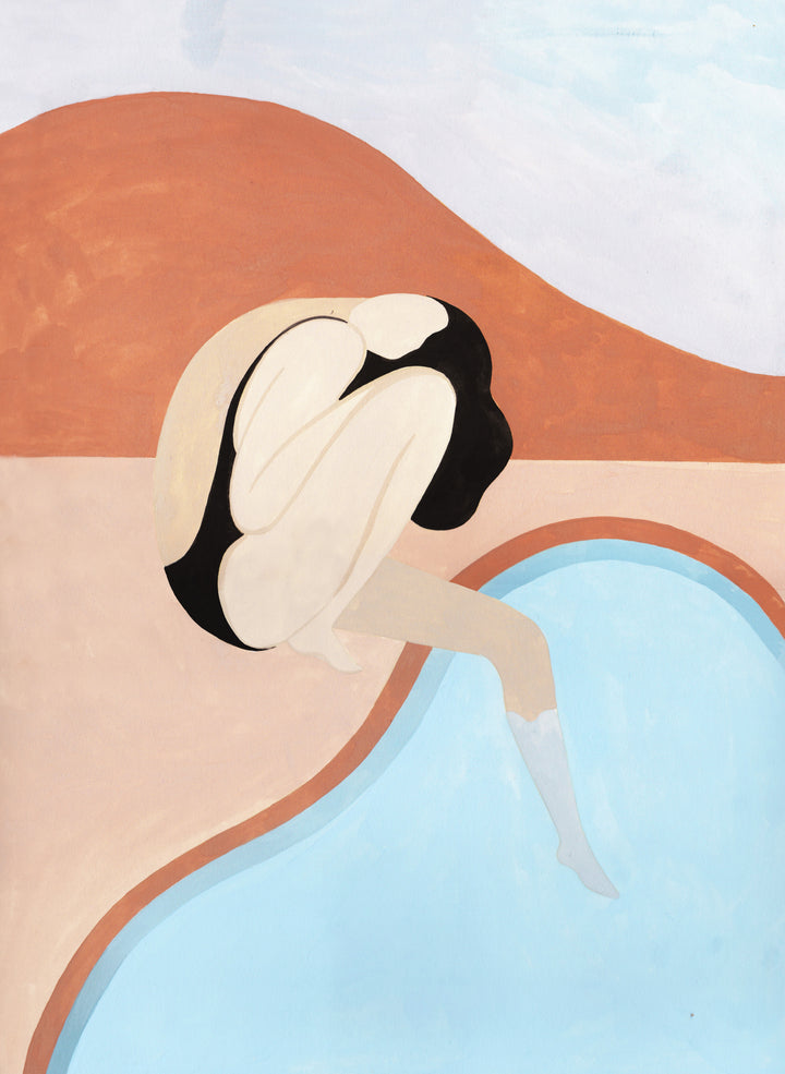 Blue Sunrise Needlepoint Kit by Unwind Studio