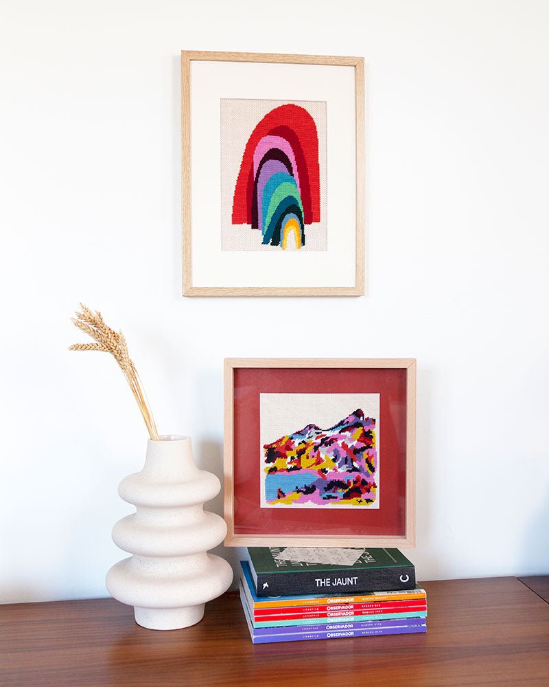 "Ain't no mountain high enough" Needlepoint Kit by Unwind Studio