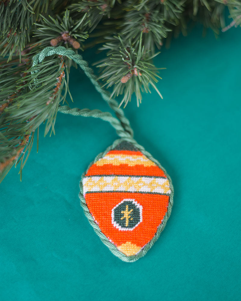 Silent Night Needlepoint Ornament Kit by Unwind Studio