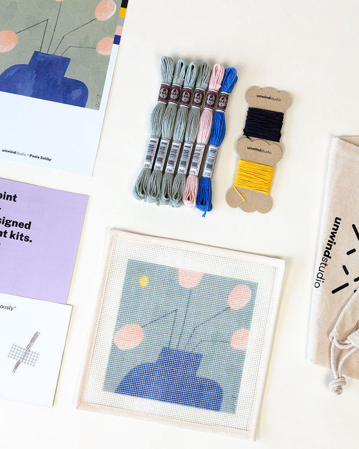 The Sun Needlepoint Kit by Unwind Studio