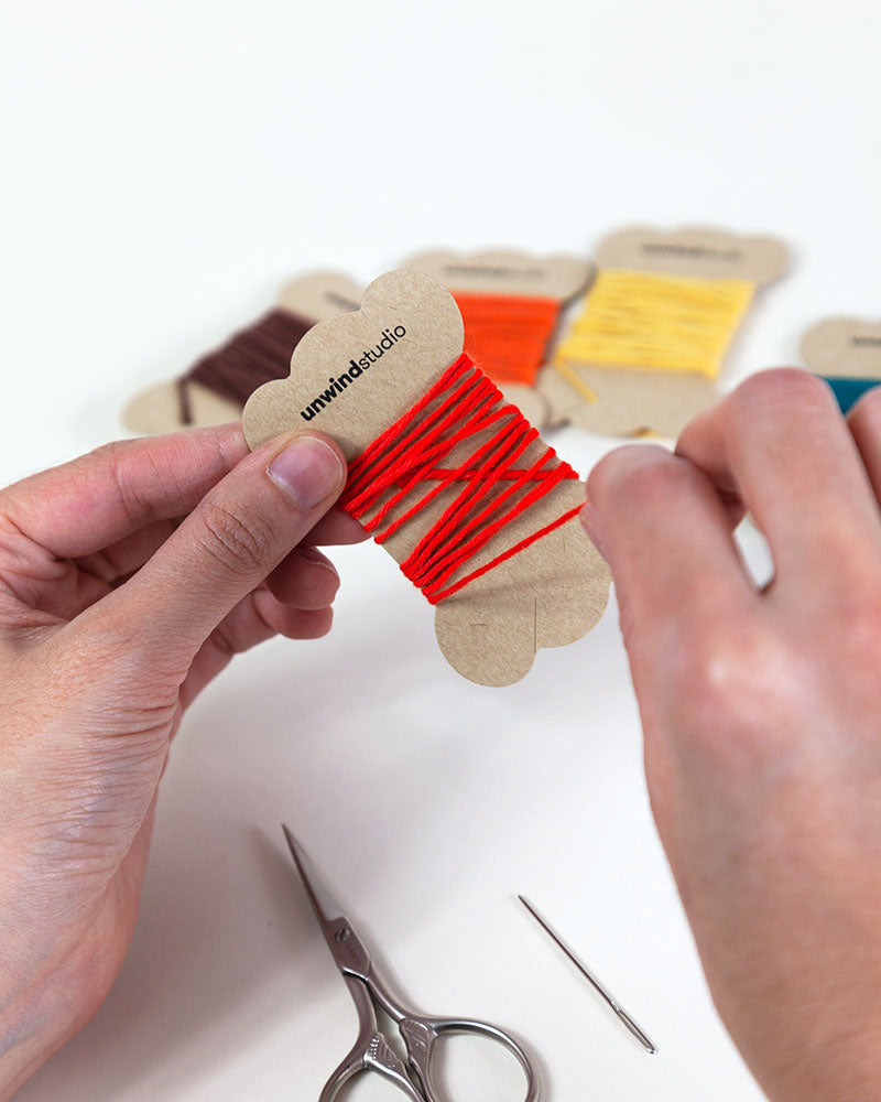 Cardboard Thread Bobbins by Unwind Studio