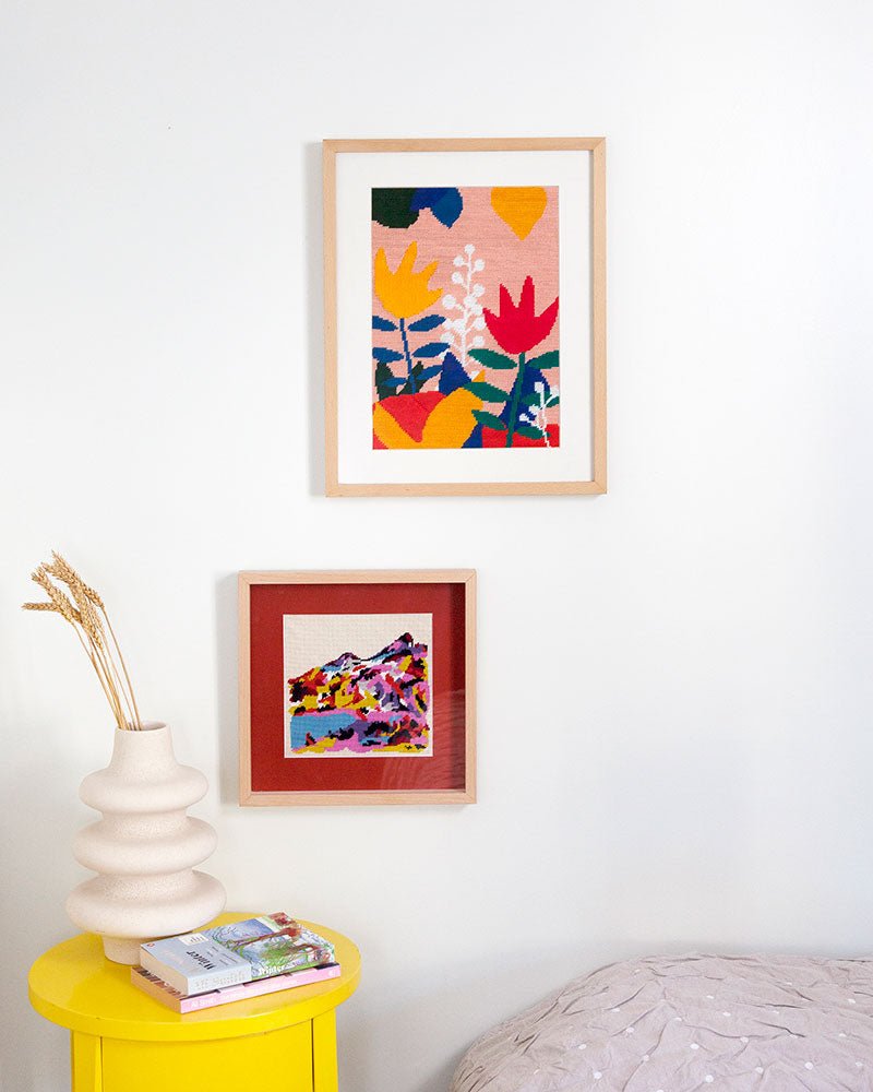 "Ain't no mountain high enough" Needlepoint Kit by Unwind Studio