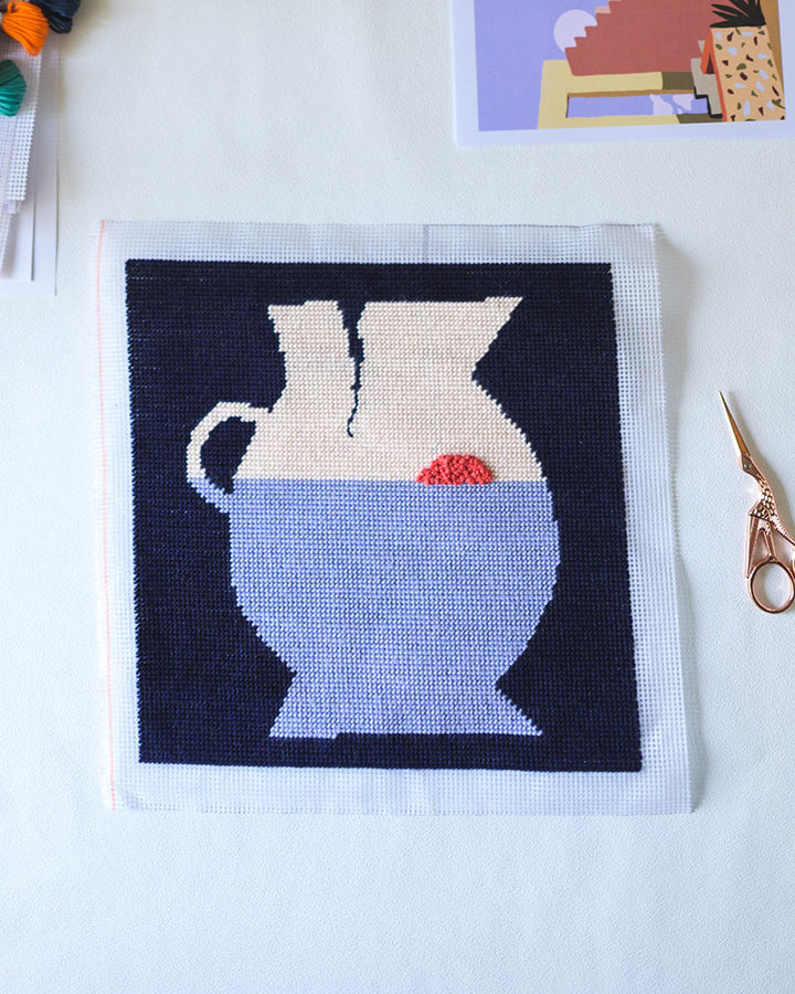 Beautiful Mind Beginner Needlepoint Kit by Unwind Studio