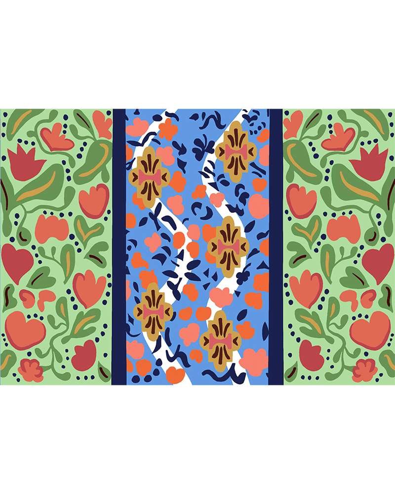Hors de Mûrs Matisse Needlepoint Canvas by Unwind Studio