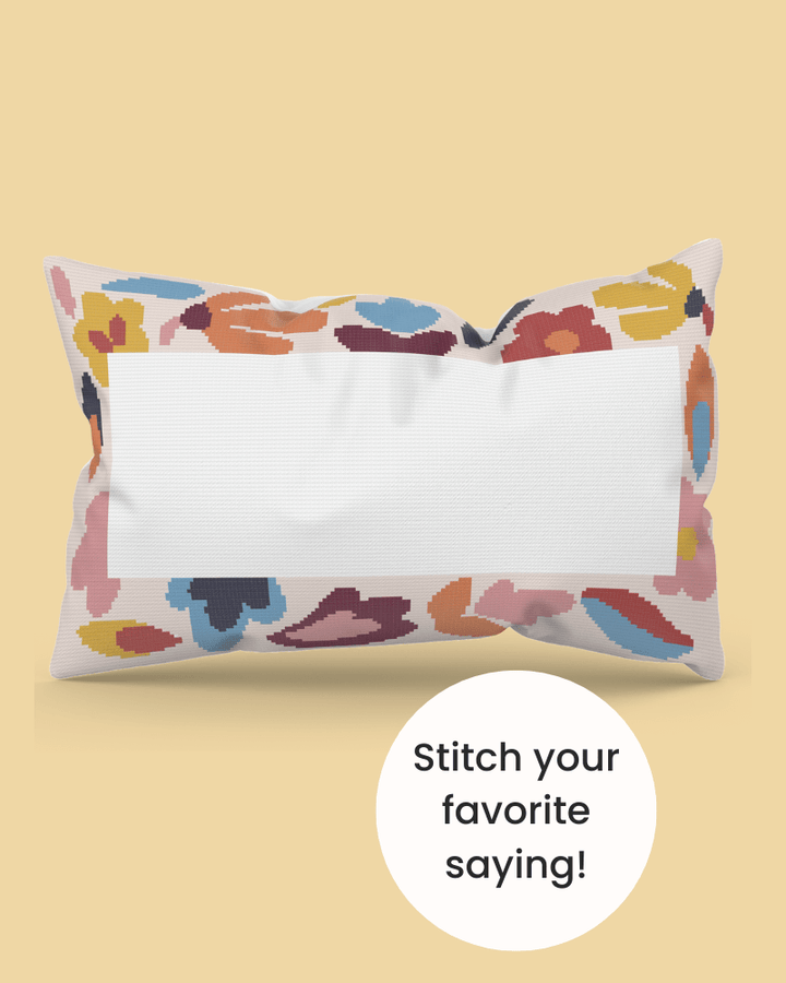 "Chilling Spell" Personalized Needlepoint Cushion Kit by Unwind Studio