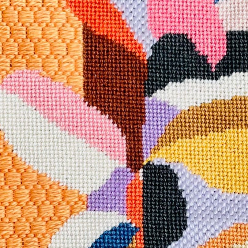 Color Garden Needlepoint Kit - Stitch Guide: 2 Versions – Unwind Studio