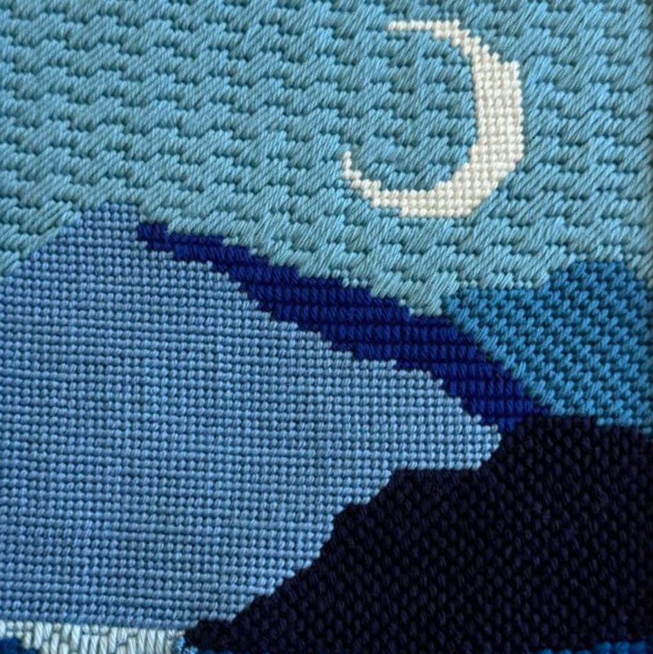 Blue River Needlepoint Kit - Stitch Guide