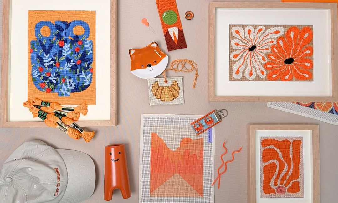 Orange Needlepoint Kits: Why This Colour Sparks Creativity 🍊