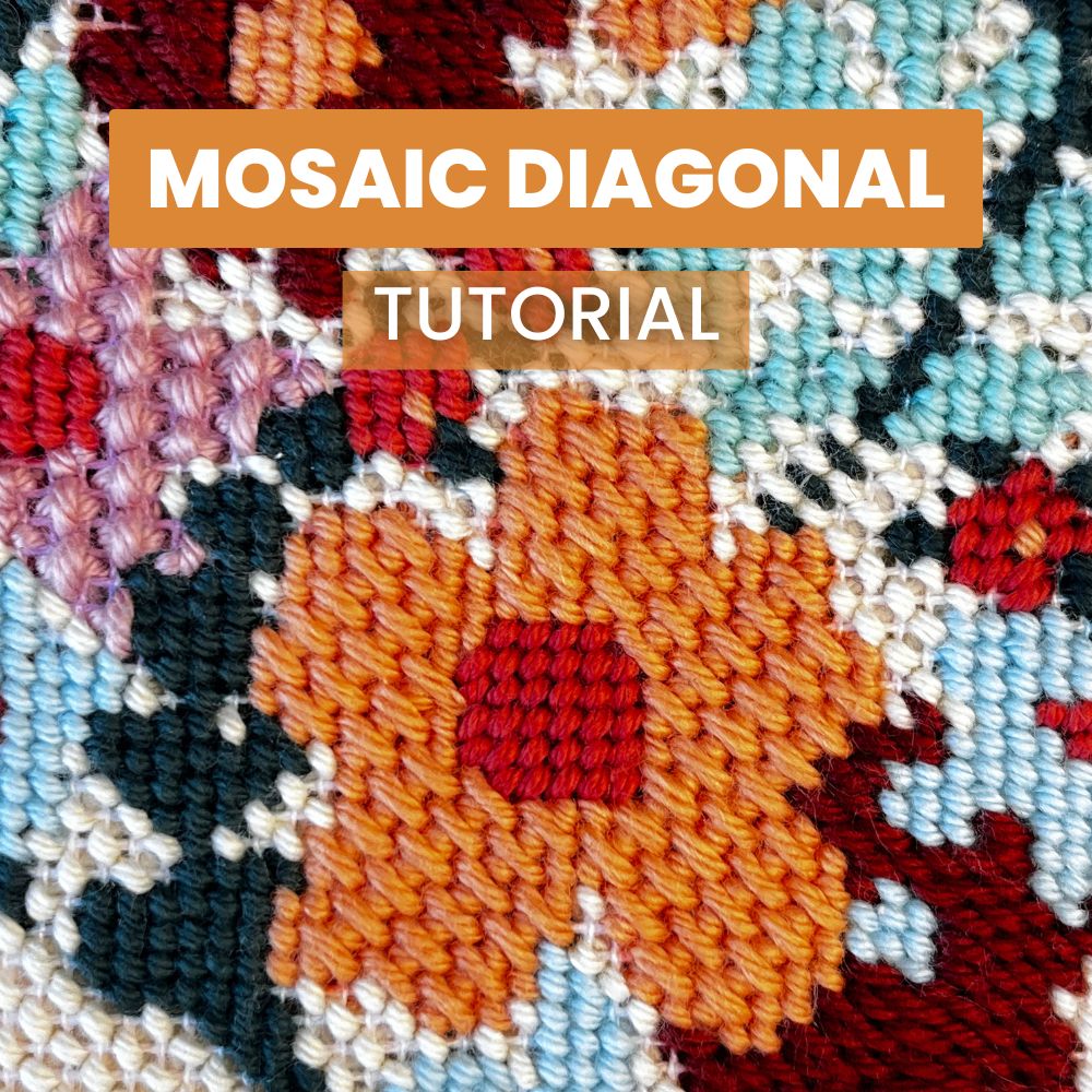 Mosaic Diagonal Stitch