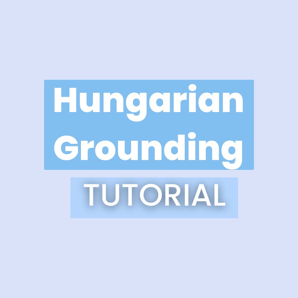Hungarian Grounding Stitch