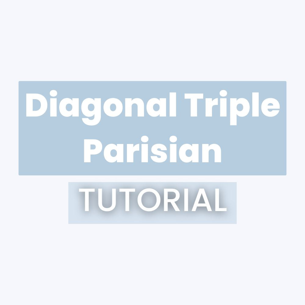 Diagonal Triple Parisian Stitch