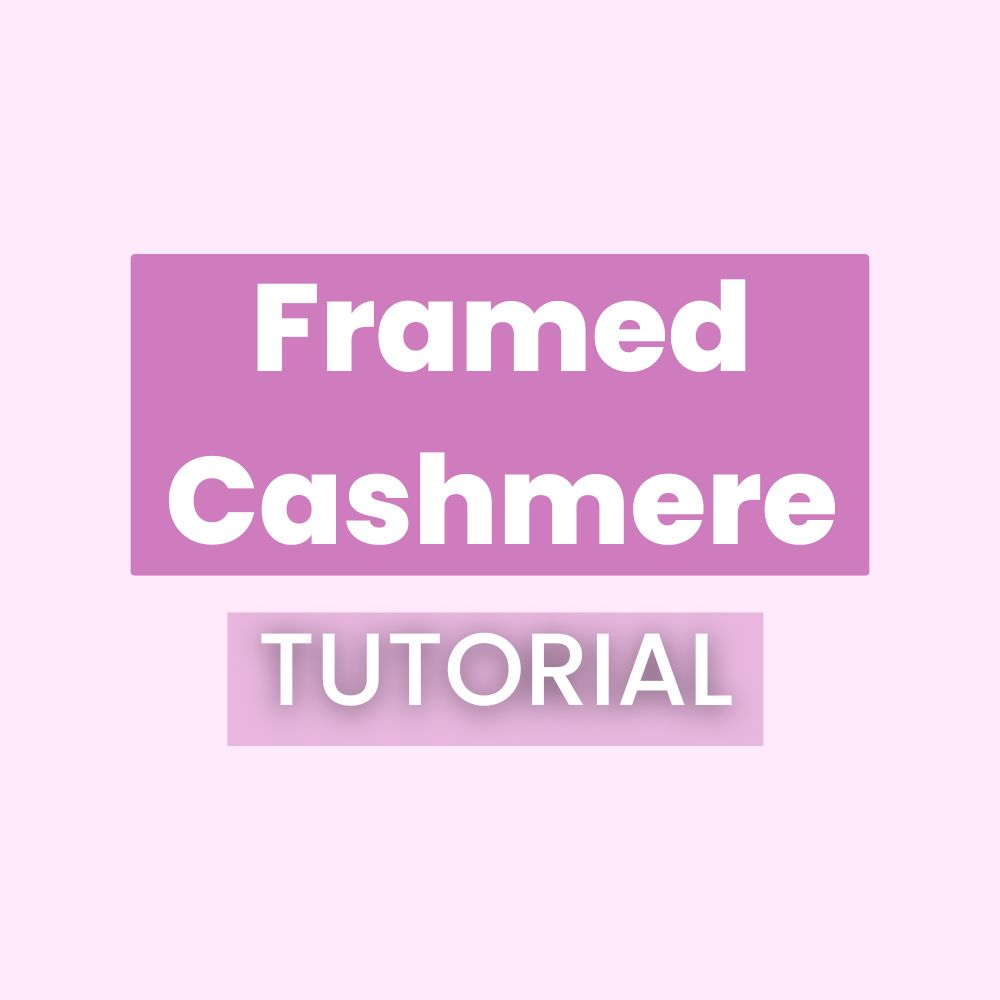 Framed Cashmere Stitch