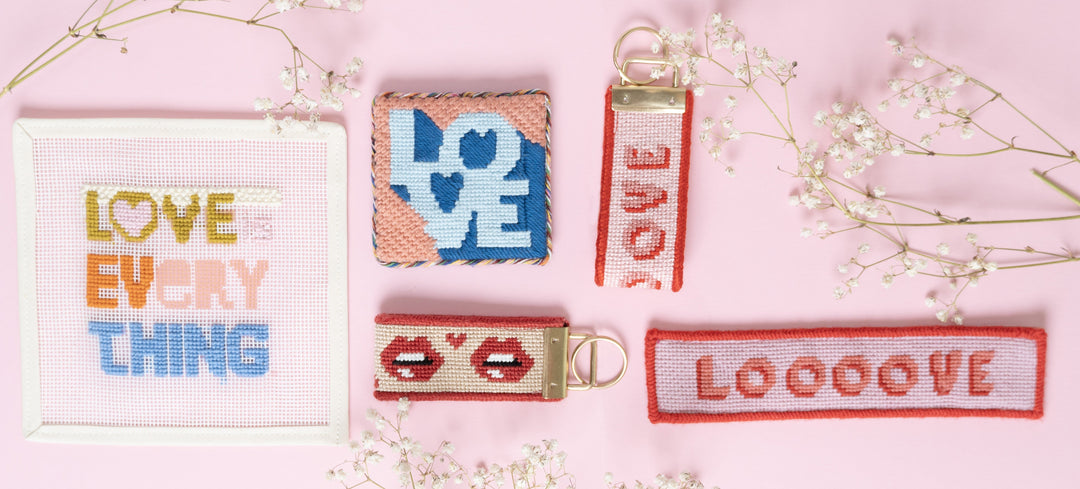 How Pink Needlepoint Kits Make Stitching More Fun