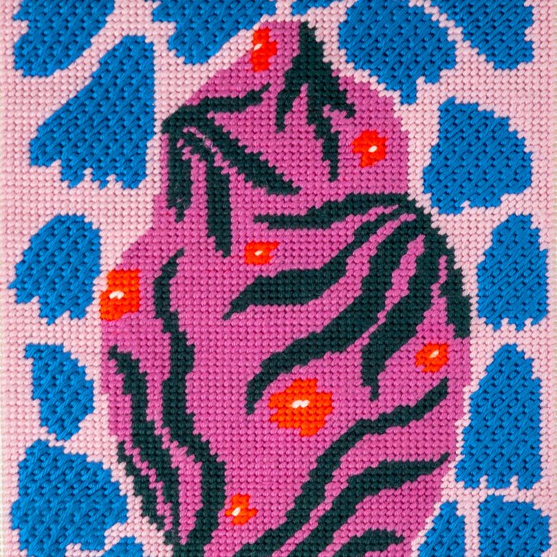 Daisy Pot Needlepoint Kit Stitch Guide