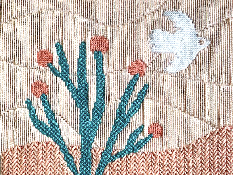 Desert Cactus Needlepoint Kit - Stitch Guide: 4 Versions