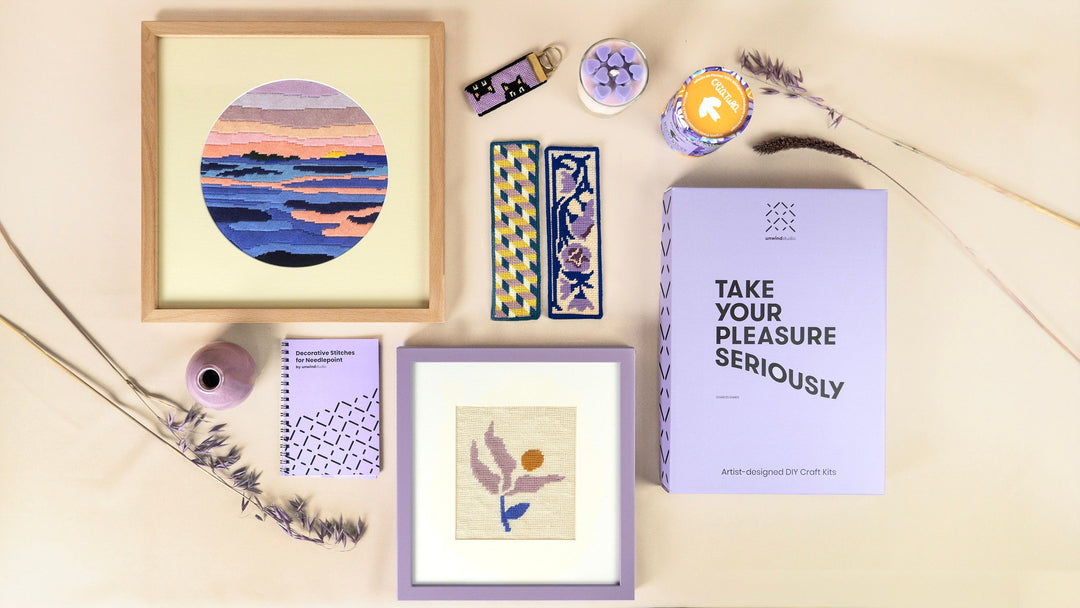 Lilac Needlepoint Kits: Why This Color is the Ultimate Mindful Reset