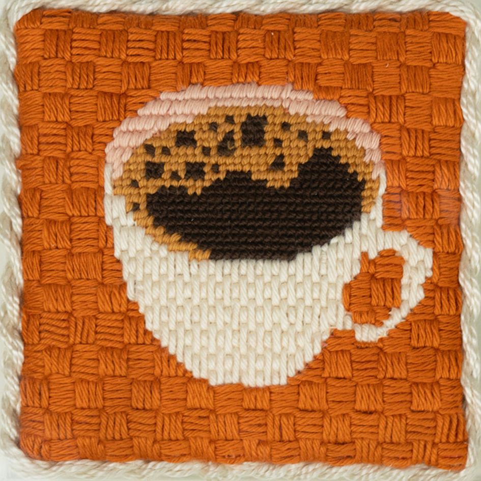 Coffee (Bica) Needlepoint Kit - Stitch Guide