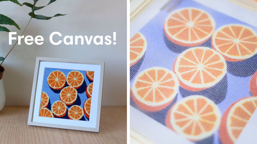 Free Agrumes Needlepoint Canvas Promotion 