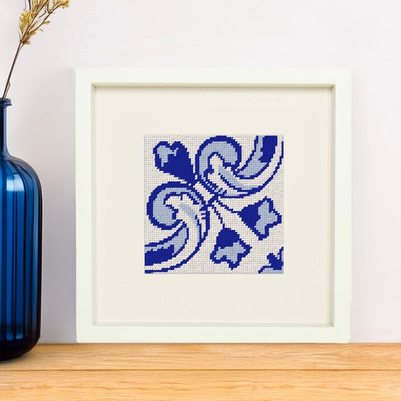 Our Needlepoint Portuguese Tiles  Collection and what it means to us