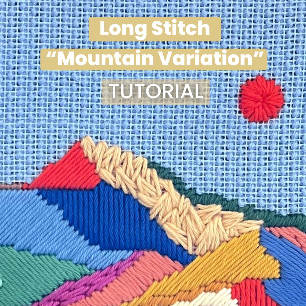 Long Stitch Variation: Mountain
