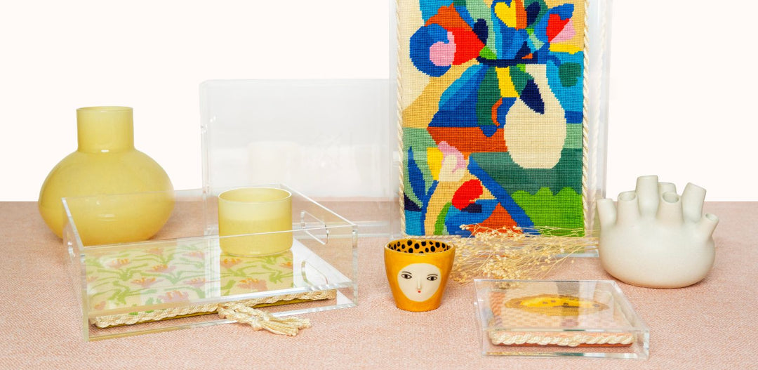 How to Finish a Needlepoint Coaster or Tray: Video Tutorial & How To