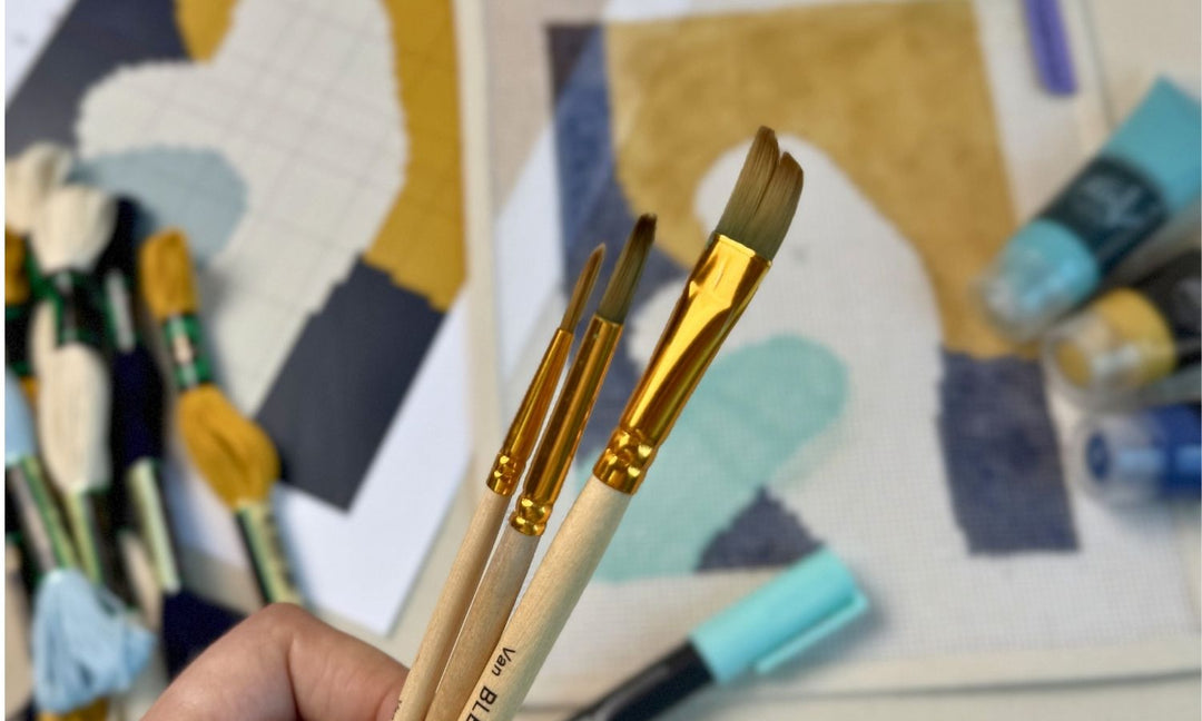 How to Paint a Needlepoint Canvas From a Chart: A Step-by-Step Guide