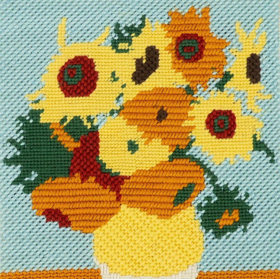Van Gogh "Sunflowers" Needlepoint Kit - Stitch Guide
