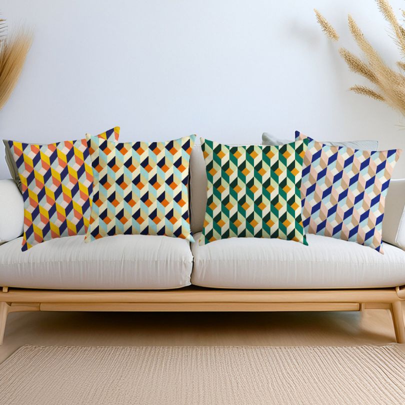 A Collection Close to Our Hearts: The Tumbling Blocks Needlepoint Designs