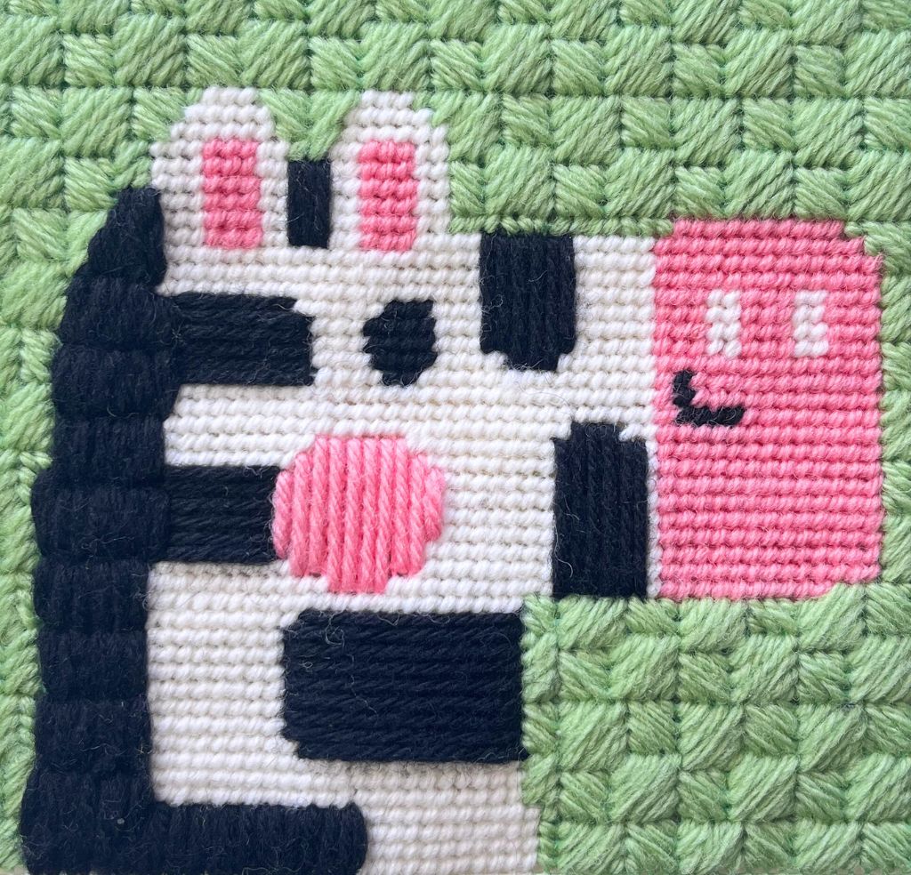 Zoe, the Zebra Needlepoint Kit Stitch Guide