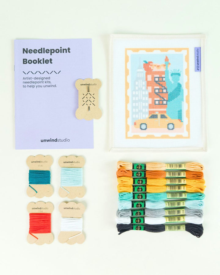 New York Postcard Needlepoint Kit