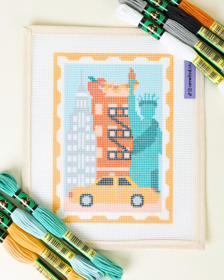 New York Postcard Needlepoint Kit