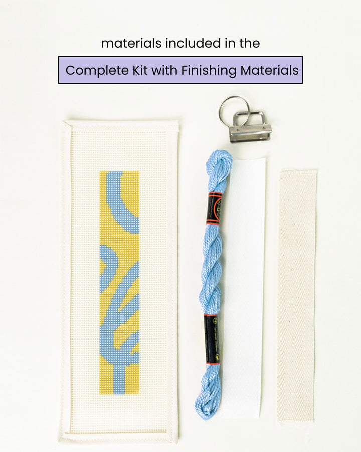 Wiese Schlüsselanhänger Gobelinstickerei set