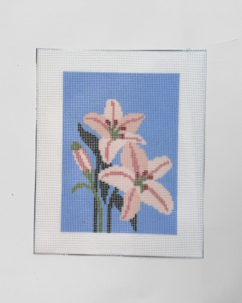 Lilies - Misaligned Faulty Canvas