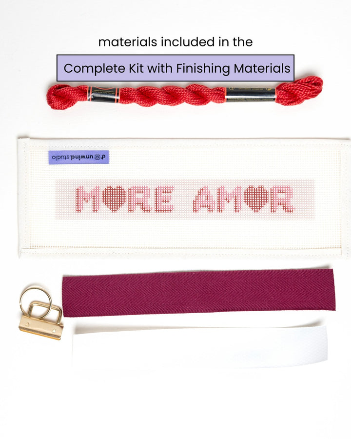 More Amor Key Fob Needlepoint Kit