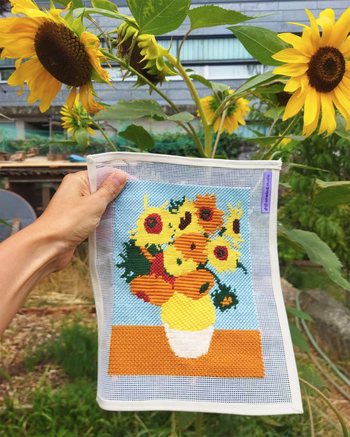 Van Gogh "Sunflowers" Needlepoint Kit