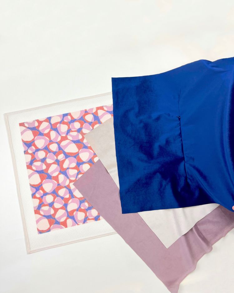 Carambola Needlepoint Cushion Kit by Unwind Studio