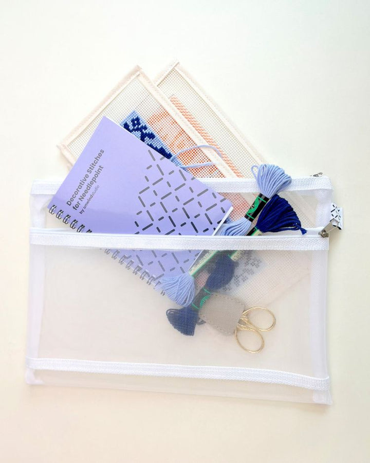 Project Bag - Mesh Pouch 2 Pockets