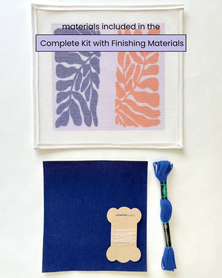 Canevas pour étui à lunettes Leaves V2 de Matisse