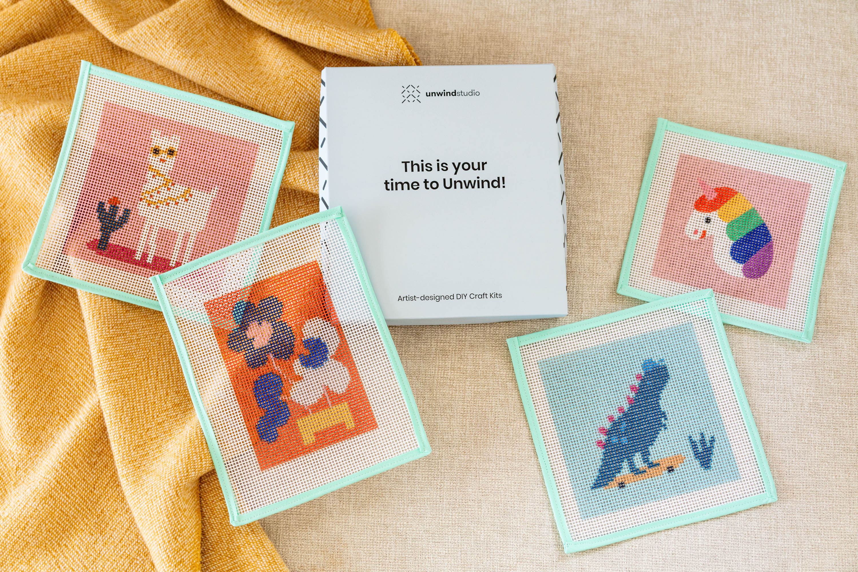 Needlepoint Craft Kits for Kids – Unwind Studio