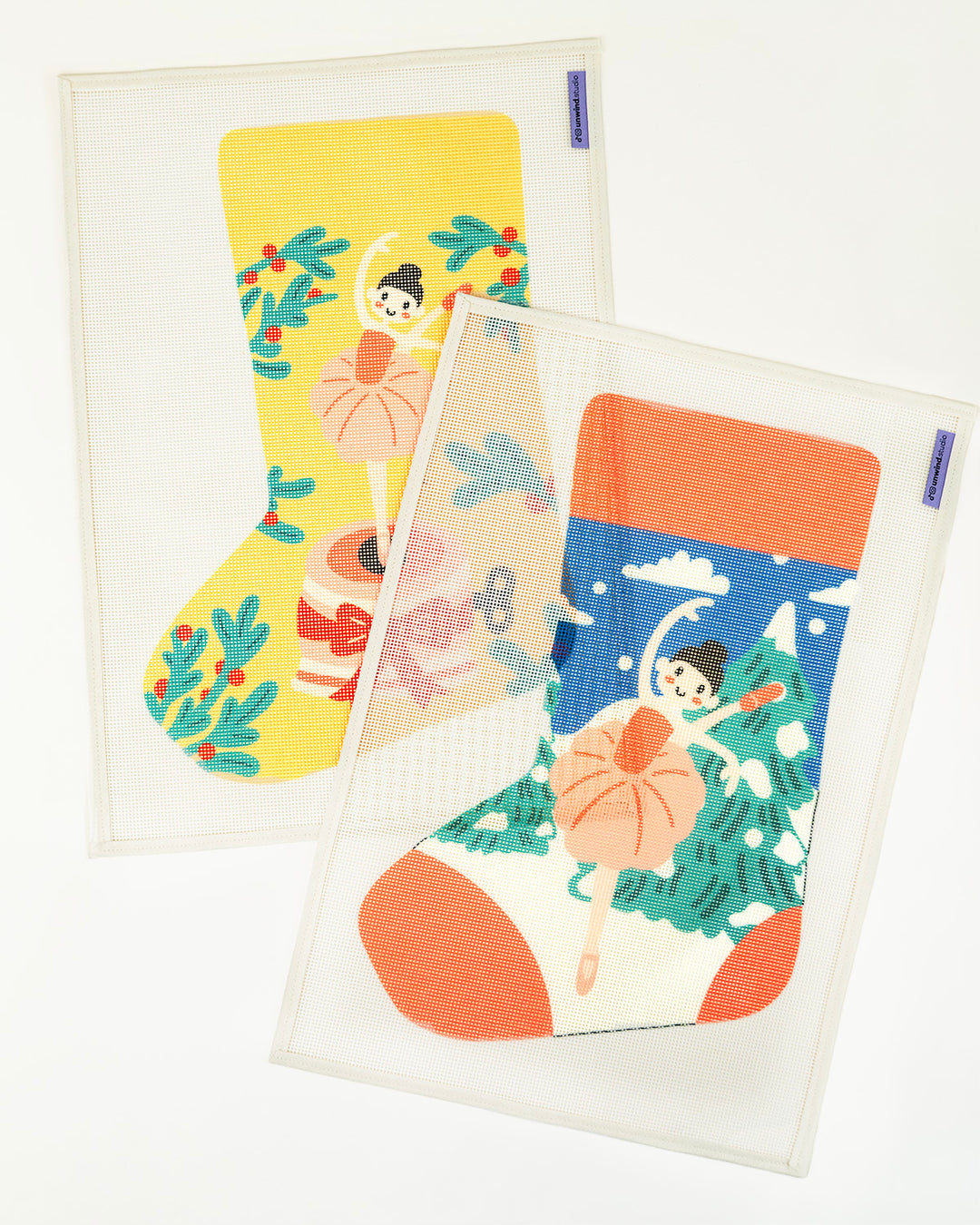 Canevas Ballerine dans la neige