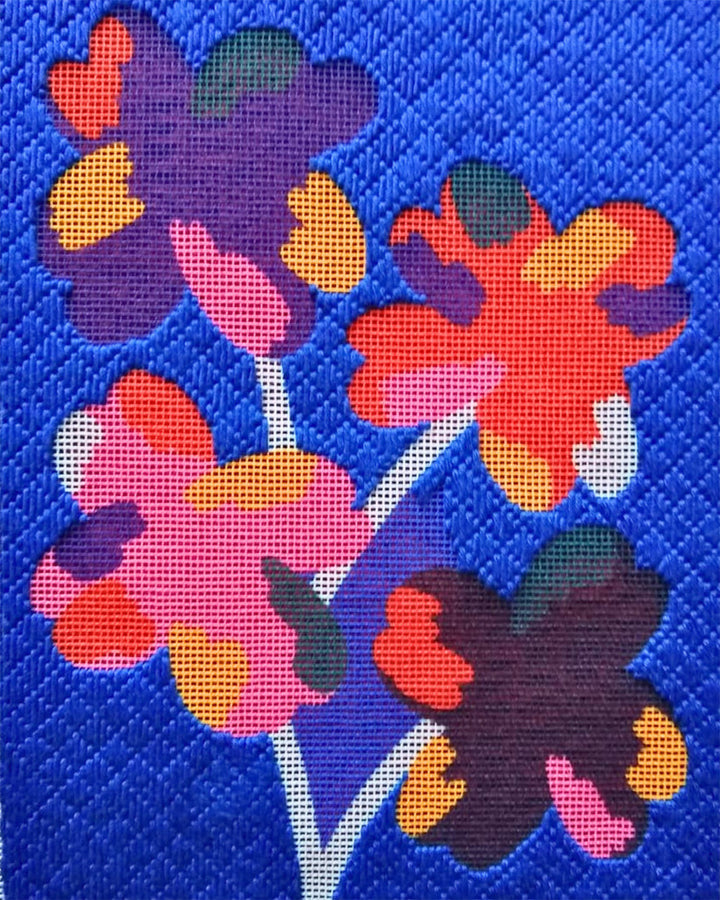 Canevas quatre fleurs