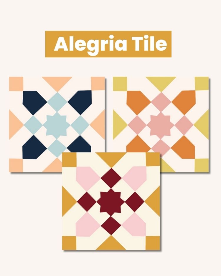 Geometric Tiles Needlepoint Chart - Digital Download