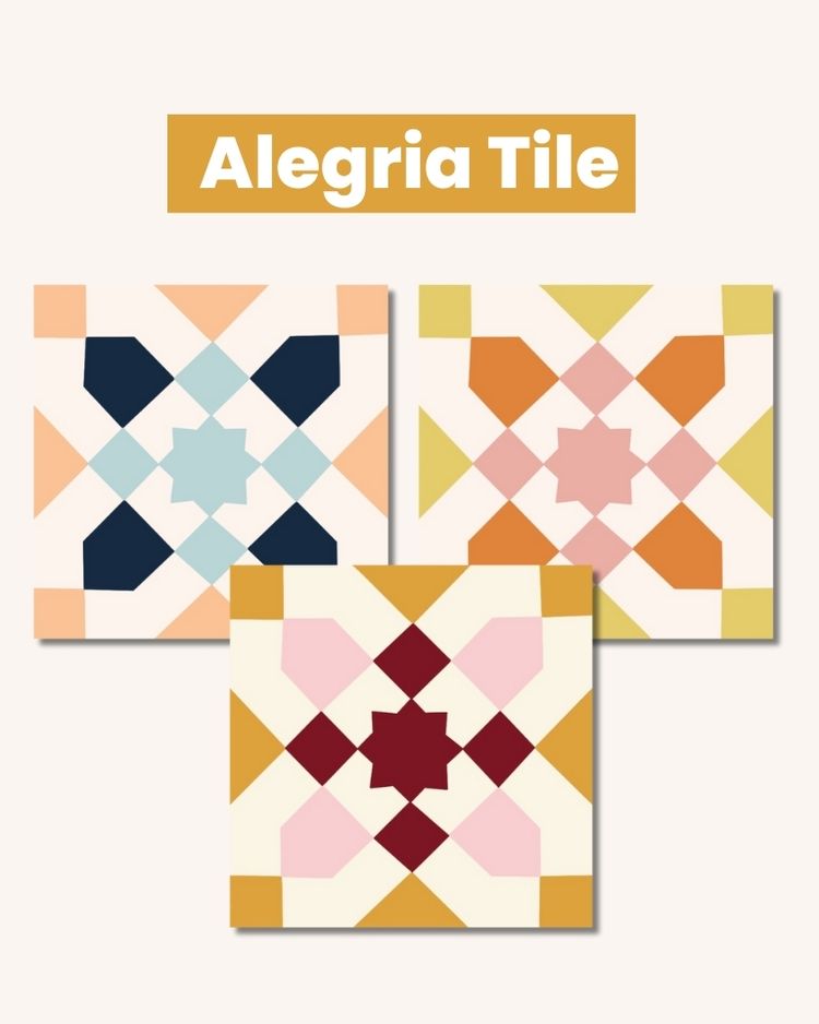 Geometric Tiles Needlepoint Chart (4 Designs) - Digital Download ...