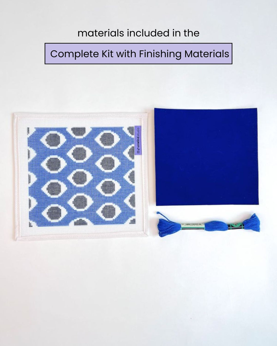 All Eyes On You Sunglasses Case Needlepoint Embroidery Kit