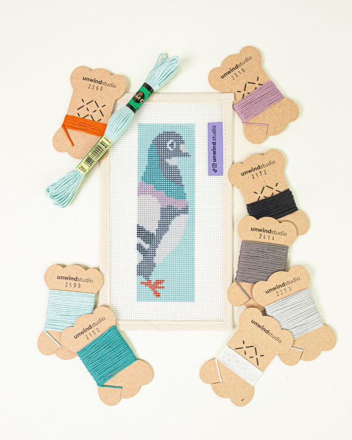New York Pigeon Bookmark Needlepoint Kit