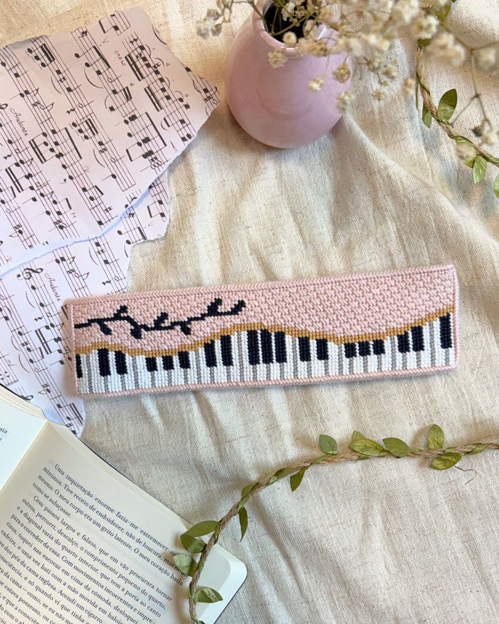 Piano Forte Bookmark Needlepoint Kit