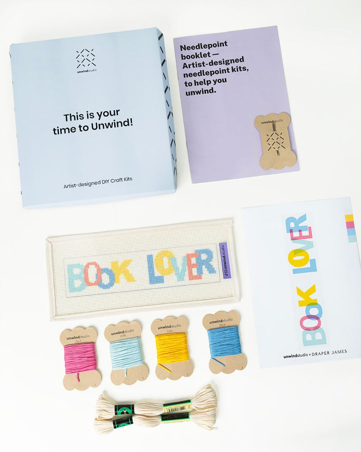 Book Lovers Bookmark Needlepoint Kit x Draper James