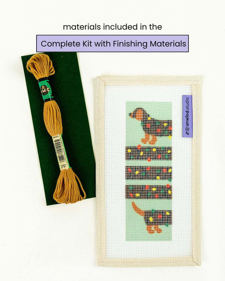 The Wi(e)nner Christmas - Limited Edition Bookmark Needlepoint Kit