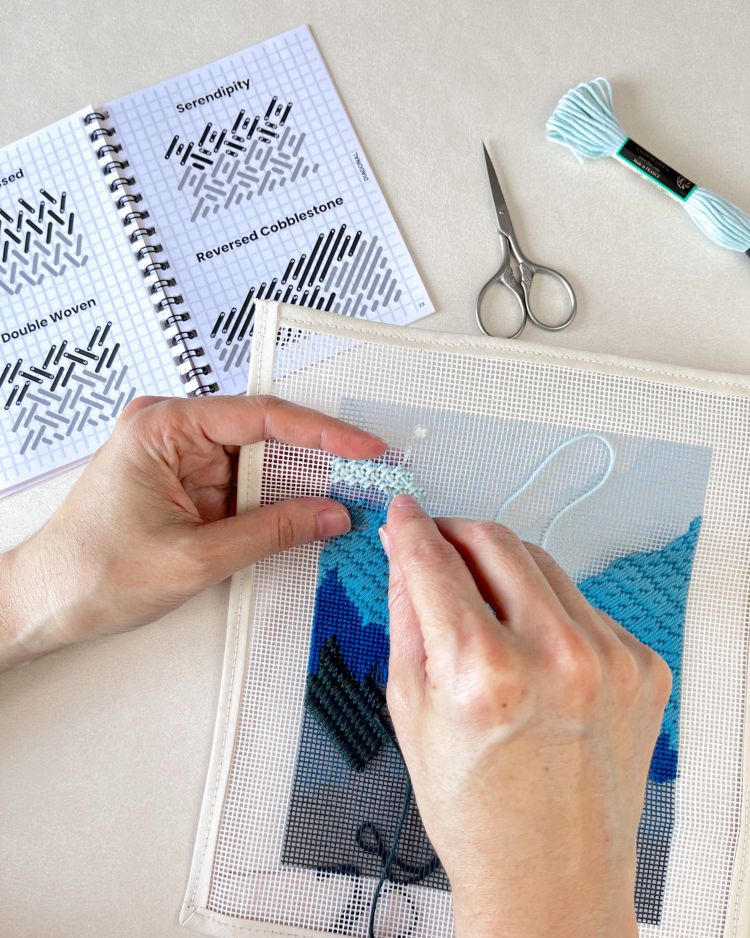 Decorative Stitches for Needlepoint Booklet by Unwind Studio