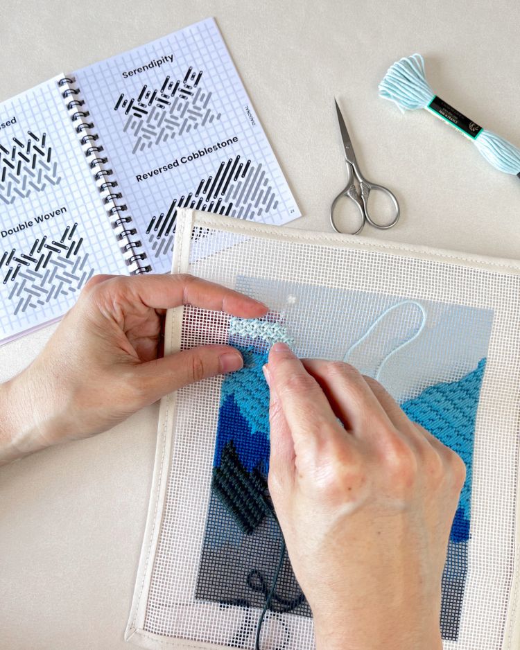 Needlepointing Basic Needlepoint Stitches for Beginners – Unwind Studio